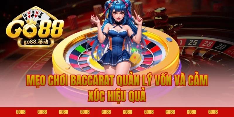 Mẹo Chơi Baccarat quản lý vốn và cảm xúc hiệu quả tại Go88